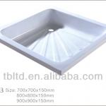 Acrylic shower tray TB-T003,sector/square shower tray with self support,simple shower tray,good price&amp;quality in Chinese factory TB_T003