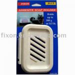 Adhesive plastic soap holder 1204