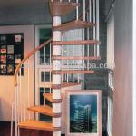 Adjustable Steel Wood Spiral Stairs/Staircase for Indoor LA-002