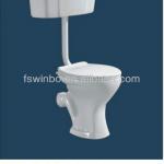 Africa Twy ford cheap toilet B109 with blue and pink color B109