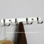 ALL BRASS ROBE HOOK-ZP-6204----WITH FOUR HOOKS ZP-6204