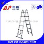 aluminium double sides telescopic ladder AP-509A-380 AP-509A-380