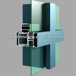 aluminium extrusion profile of curtain wall/glass roof/ sunroom 6063