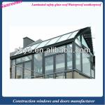 Aluminium galvanized steel frame greenhouse SHYOT122