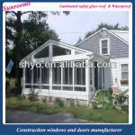 aluminium garden portable sun room manufacturer SHYOT037