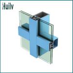 Aluminium profiles of Huilv 120mm Exposed frame Curtain wall with best price 120M