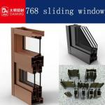 aluminum window and door parts 768 Series Aluminim Sliding Window