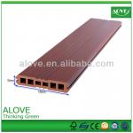 American standard China wood plastic composite hollow indoor decking wpc AID-0004