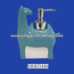 Animal cracker ceramic decorative foam soap dispenser MMG1446