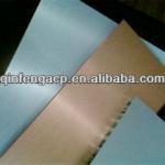 Anodized aluminum honeycomb panel