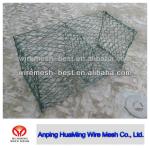 Anping PVC or galvanized hexagonal gabion mesh HM-gabion mesh