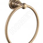 antique brush nickel brass towel ring for bathroom HM-A252161BN-5