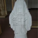 Antique Holy Marie White Marble Statue White Marble Statue