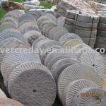 antique millstone