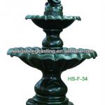 antique outdoor iron casting garden angel water fountain HS-F-34