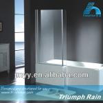 AOOC1507CL Adjustment double glass aluminium shower screen profile AOOC1507CL