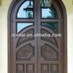 arched exterior door with glass dtwe-108