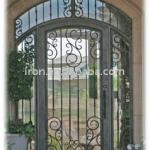 arched metal double doors exterior 070611-door-4