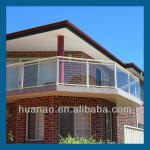 balcony glass balustrade,semi-frameless glass fencing, Semi-Frameless glass  fencing