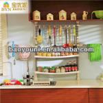 BAOYOUNI spice rack wall mounted metal spice rack high quality spice rack 0777-18 DQ-0777-18 spice rack