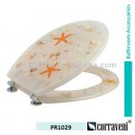 bathroom accessary polyresin toilet seat cover PR1029 PR1029