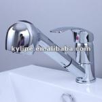 bathroom brass single lever pull out kitchen faucets klp-40014-01c