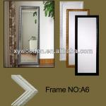 Bathroom Compact Wooden Wall Mirror A6