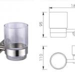 Bathroom Double Cup &amp; Tumbler Holder 8910