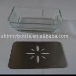 bathroom glass shower soap dish holder SL-1737