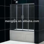 bathroom shower stall Sliding bath screen for bathtub in china customized dimension