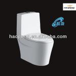 Bathroom siphonic jet flushing toilet bowl, A-2383 A-2383