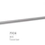 bathroom stainless steel and single bath towel bar 7904