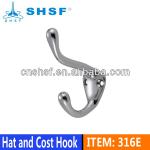 bathroom wall mounted single coat hook 316E 316E