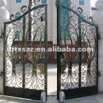 beautiful decorative outdoor wrought iron gate in china DM-9