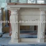 beautiful design marble fireplace MX-BL-DLS064