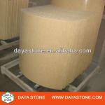 Beige stone cladding of column column