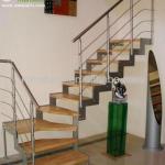 Bespoke Modern Stainless Steel Staircase L51