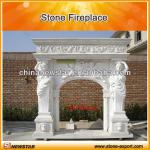 Big Size Marble Stone Fireplace Outdoor fireplace