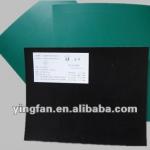 Black and Green double color HDPE geomembrane / double-side textured T=0.25mm