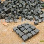 Black Balsalt cube stone