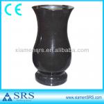 Black beauty granite headstone vases TS029