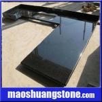 Black granite countertop countertop