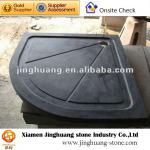 Black granite stone deep shower trays M16 JH-M16