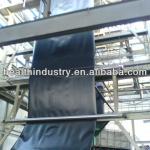 black PE geomembrane for dam lining, fish ponds, OEM