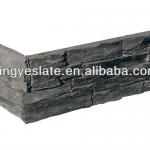 black rough culture stone corner XY-P018N-06