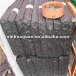 black sandstone paving stone with natural edge, flamed sand stone paving DJ001