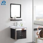 black stainless steel hanging bathroom vanity with cabinet 064 064