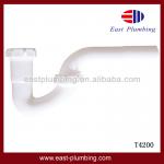 Brand New East-Plumbing White P-trap For Bathroom Sink Drain T4200 T4200