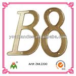 Brass apartment door numbers ZML2200