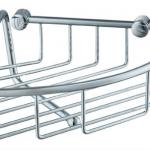 brass bathroom accessory, kitchen and bathroom shelf, Angel Rack,Corner Basket 606